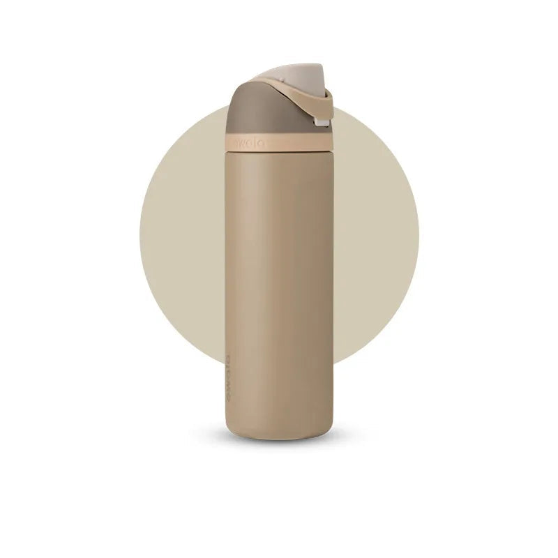 Owala insulated cup, straw cup, stainless steel water cup, high-value gift cup, 710ml