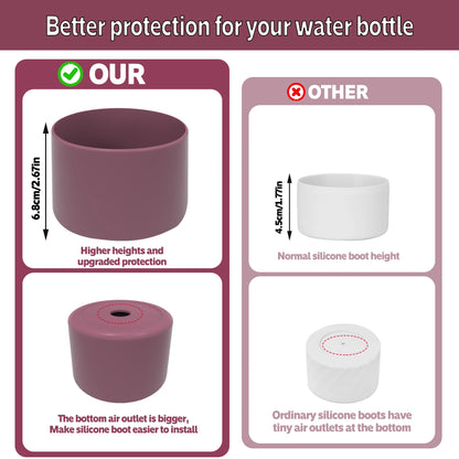 Thermos Silicone Boot Anti-Slip For Owala 24oz 32oz 40oz Protective Sleeve