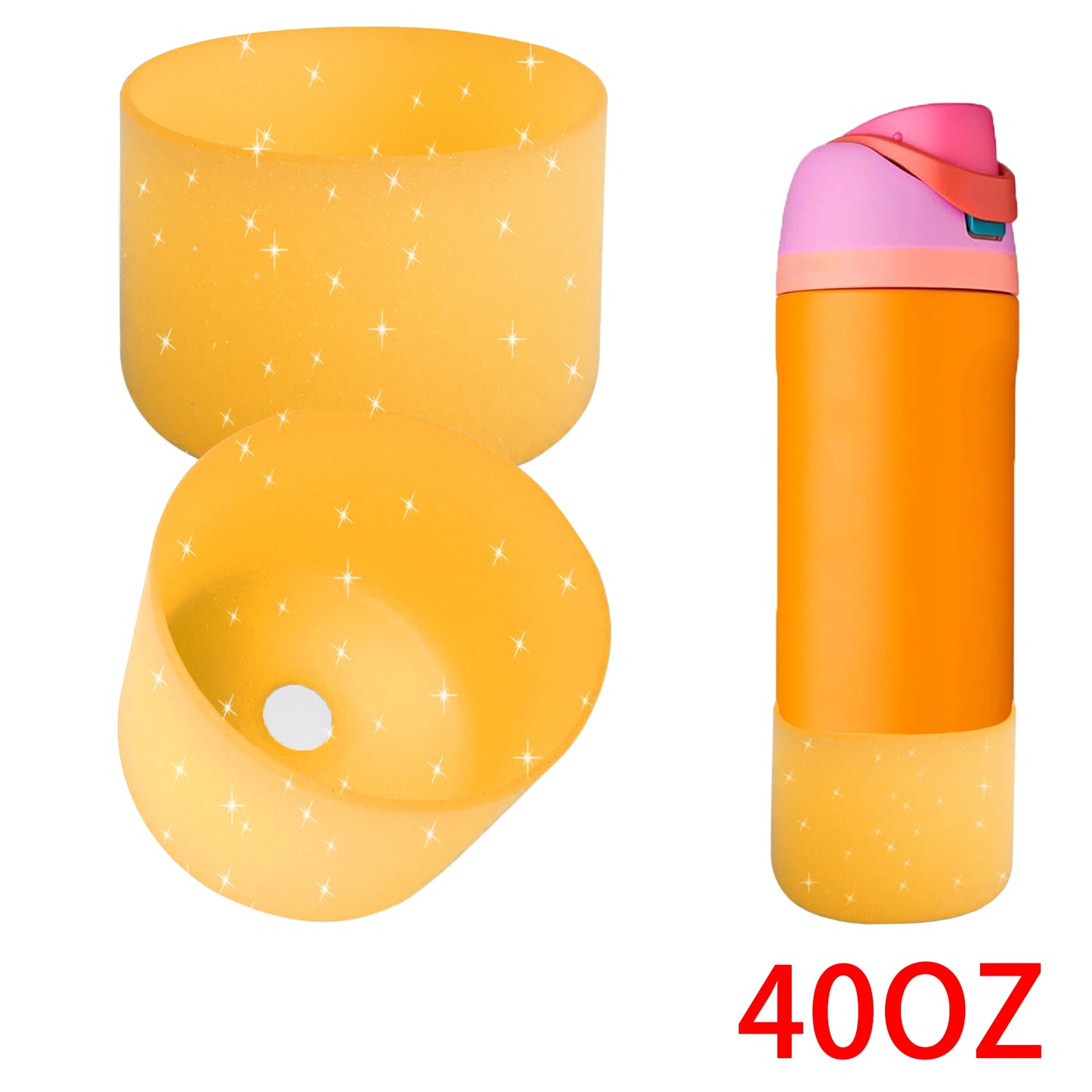 Thermos Silicone Boot Anti-Slip For Owala 24oz 32oz 40oz Protective Sleeve
