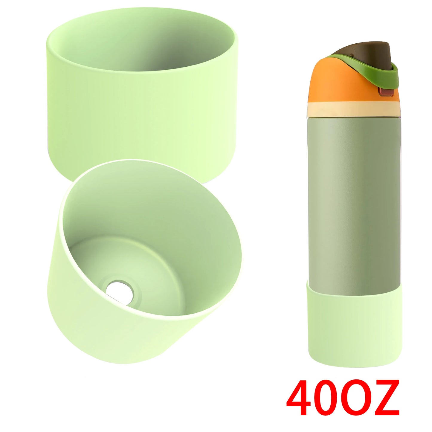 Thermos Silicone Boot Anti-Slip For Owala 24oz 32oz 40oz Protective Sleeve