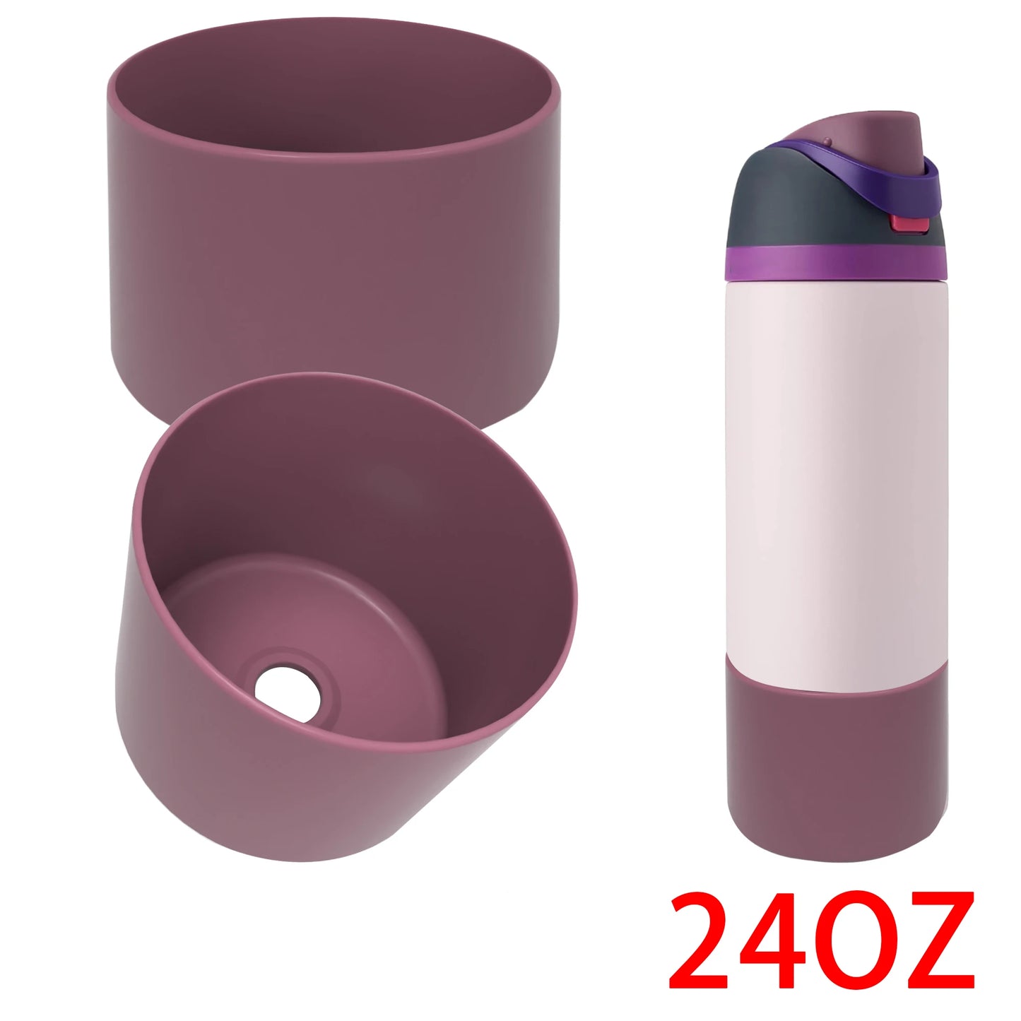 Thermos Silicone Boot Anti-Slip For Owala 24oz 32oz 40oz Protective Sleeve
