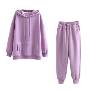 Women’s Thick Cotton Tracksuit Set