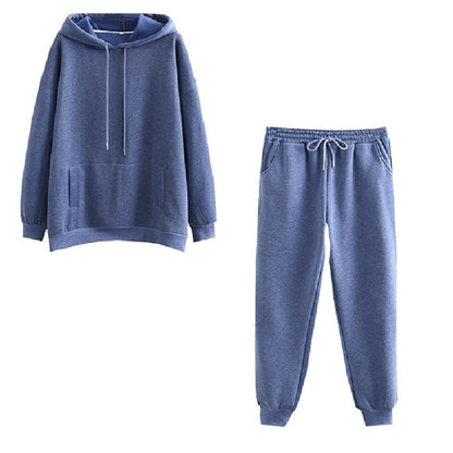 Women’s Thick Cotton Tracksuit Set