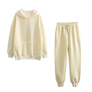 Women’s Thick Cotton Tracksuit Set