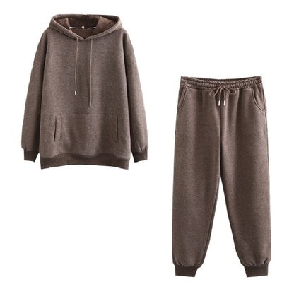 Women’s Thick Cotton Tracksuit Set