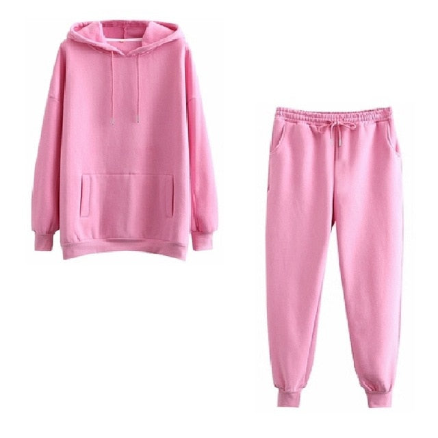 Women’s Thick Cotton Tracksuit Set