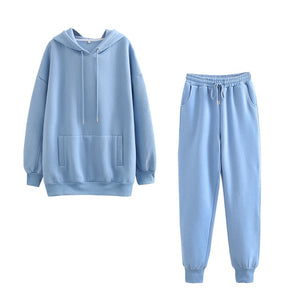 Women’s Thick Cotton Tracksuit Set