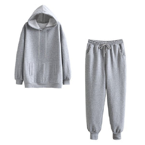 Women’s Thick Cotton Tracksuit Set