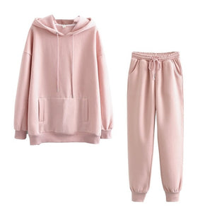 Women’s Thick Cotton Tracksuit Set