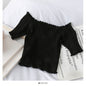 Off Shoulder Crop Top