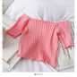 Off Shoulder Crop Top