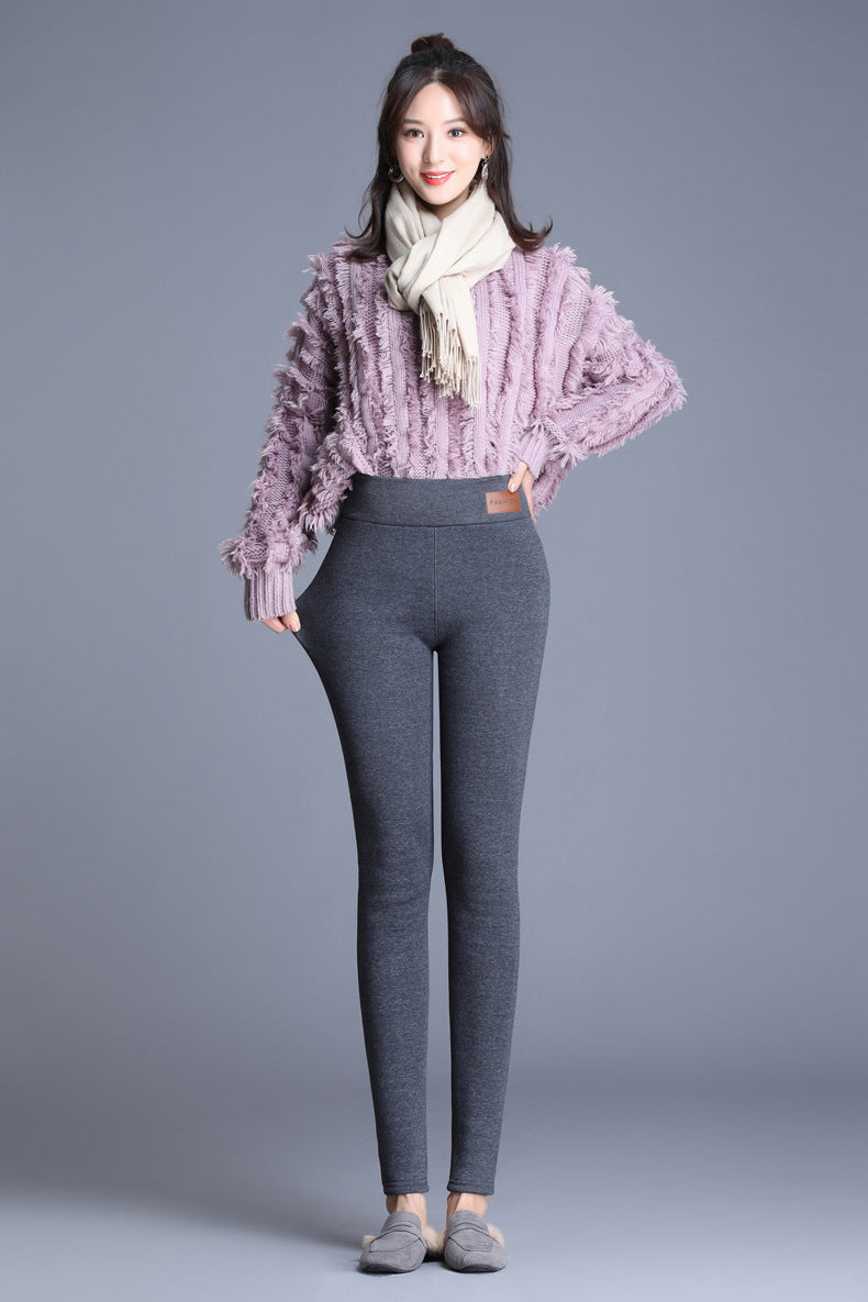 High Waisted Fleece Leggings